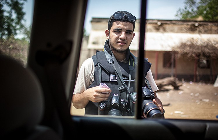 Egyptian photojournalist Mohammed Elshamy was forced to leave his home country for fear of arrest. Elshamy is showcasing his work as part of CPJ's Lens in Exile Instagram series. (Andrei Pungovschi)