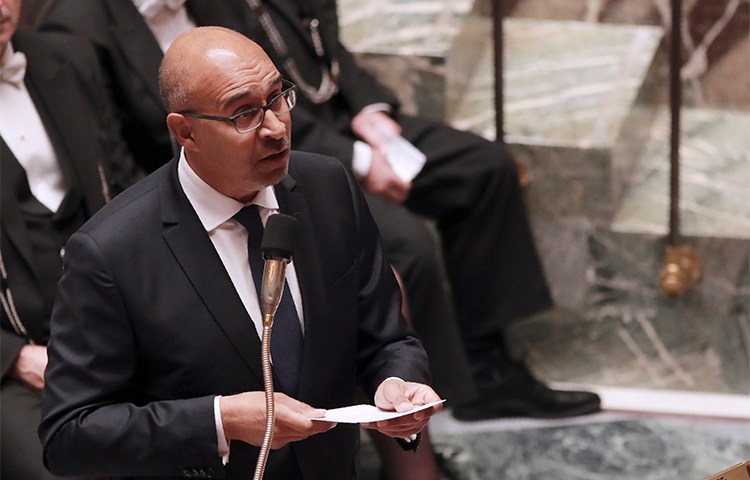 Harlem Désir, pictured at France's National Assembly in Paris in July 2016, says he is committed to standing up for journalists in his new role as OSCE Representative on Freedom of the Media. (AFP/Jacques Demarthon)