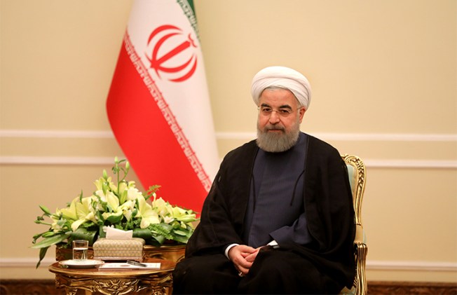 President Rouhani, pictured in Tehran on November 6. The U.N. is due to vote next week on a resolution to promote human rights in Iran. (AFP/Atta Kenare)
