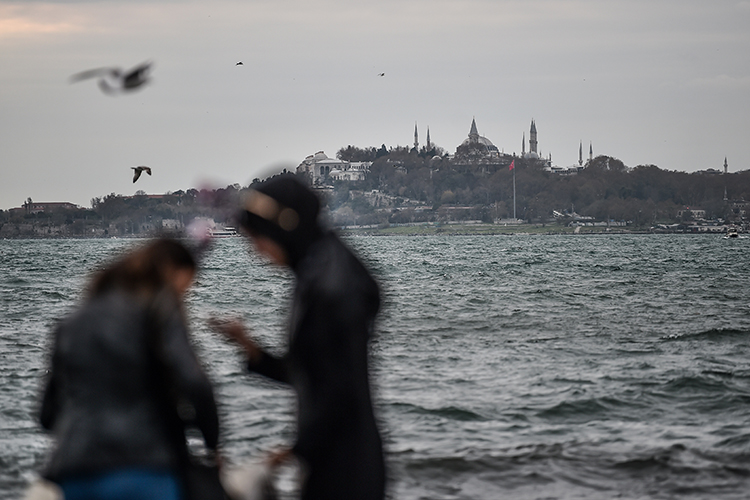 A view of the historical old city of Istanbul in December 2017. A court in the city has ordered three Zaman employees to be released for the duration of their trial. (AFP/Ozan Kose)