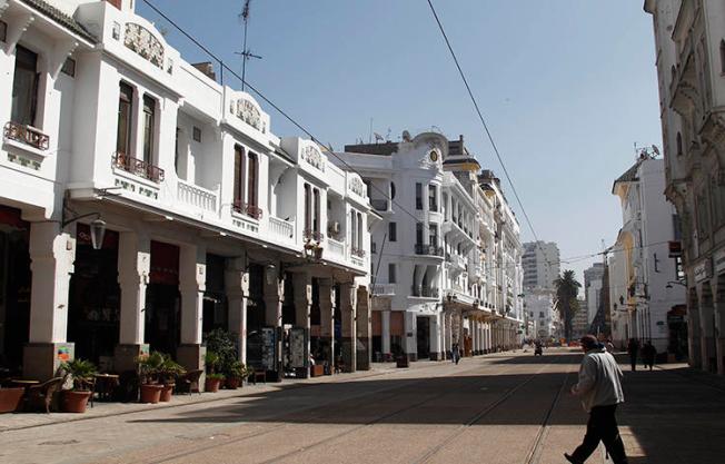 A boulevard in Casablanca, Morocco as seen in October 2012. A Casablanca court on February 12, 2018, convicted journalist Taoufik Bouachrine of criminal defamation in a lawsuit filed by two government ministers, according to news reports. (AP/Abdeljalil Bounhar)
