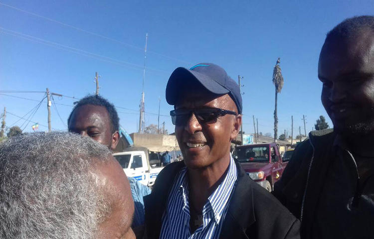 Ethiopian journalist Eskinder Nega was released on February 14, 2018, after serving nearly seven years in prison. (Befekadu Hailu)