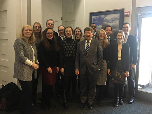 Participants of the international mission to the United States, hosted by CPJ and IFEX. (CPJ)