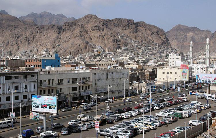 The southern port city of Aden. Armed attackers in the Yemeni city raided a media foundation and set fire to the presses used to publish two newspapers. (Reuters/Fawaz Salman)