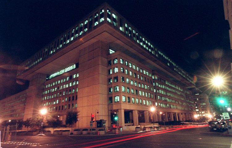 The US Department of Justice uses the Espionage Act to charge an agent of the Federal Bureau of Investigation, whose Washington D.C. headquarters are pictured, for allegedly leaking information to a reporter (AP/Pablo Martinez Monsivais).