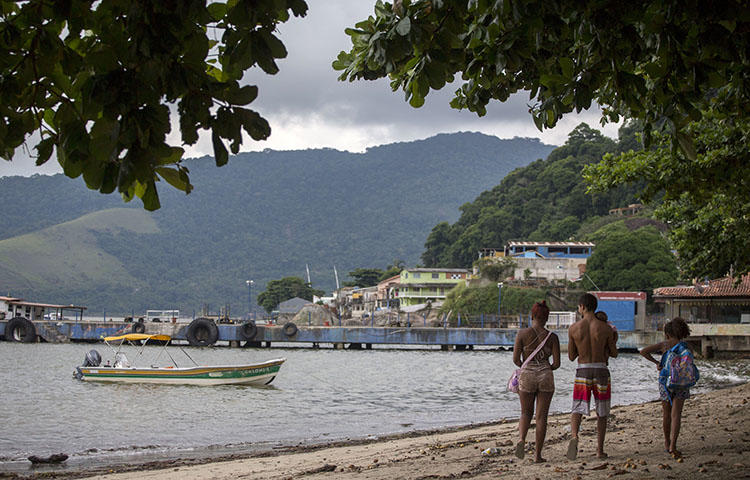 A beach in Rio de Janeiro, Brazil on March 04, 2018. Brazilian authorities indicted reporter Felipe de Oliveira Araújo Rodrigues on anti-state charges after he reported on Islamic State militant groups, according to reports. (AFP/ Mauro Pimentel)
