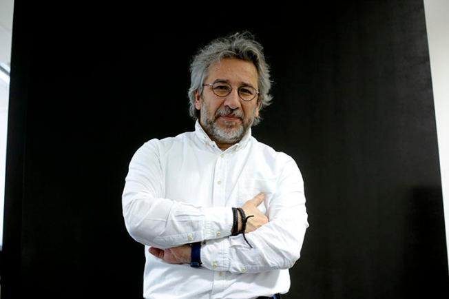 Can Dündar, pictured on April 7, 2017, in Berlin, is the former chief editor of the Turkish newspaper Cumhuriyet and faces prosecution for his reporting. (AP Photo/Markus Schreiber)