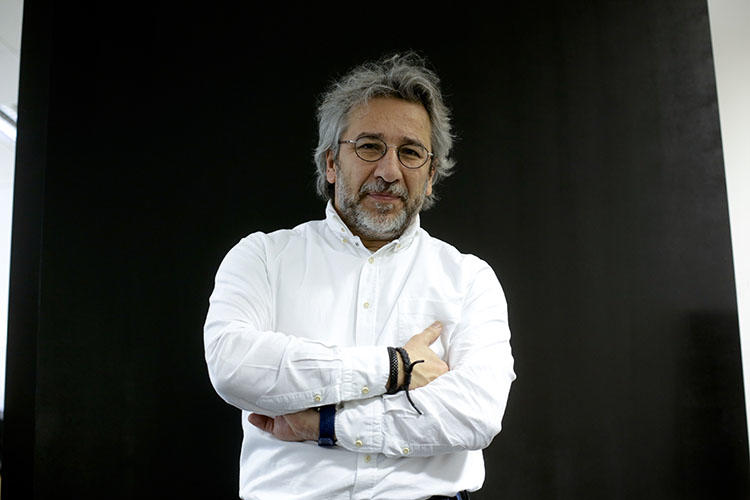 Can Dündar, pictured on April 7, 2017, in Berlin, is the former chief editor of the Turkish newspaper Cumhuriyet and faces prosecution for his reporting. (AP Photo/Markus Schreiber)