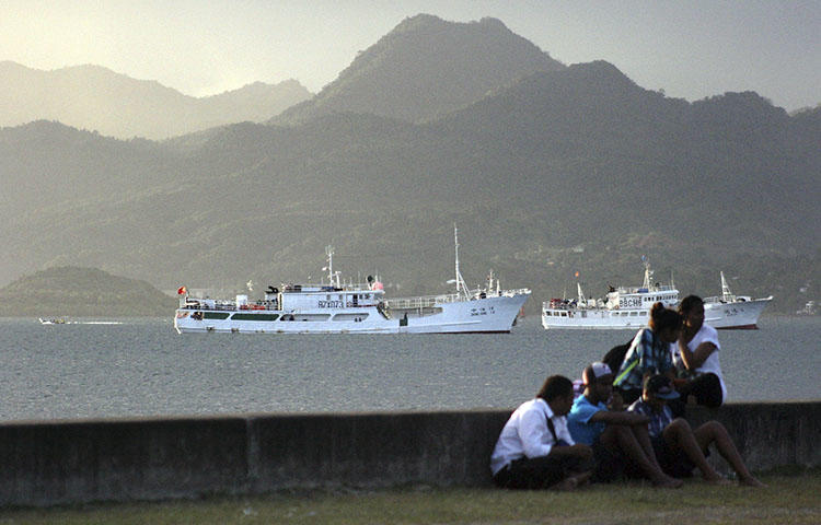 A harbor in Fiji's capital, Suva, in August 2014. Fiji authorities charged the weekly Fiji Times, three newspaper executives, and an opinion columnist with sedition, according to reports. (Reuters/Lincoln Feast)