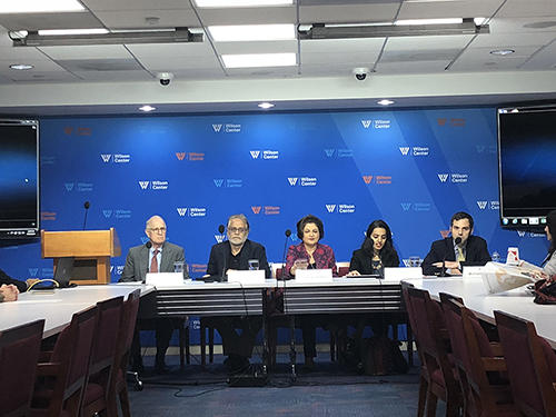 A panel event at the Wilson Center in Washington to discuss the findings of CPJ's Pakistan report. (CPJ/Aliya Iftikhar)