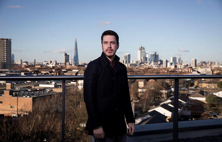 Rori Donaghy, pictured in London in January 2019, is one of at least four journalists that Reuters says were surveilled under the UAE's Project Raven operation. (Reuters/Simon Dawson)