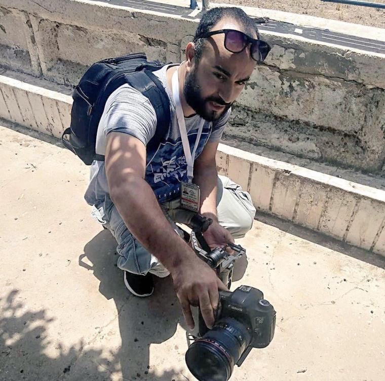 Slain Libyan photojournalist Mohamed Ben Khalifa in Tripoli, Libya, on June 5, 2018. (Hiba Shalabi)