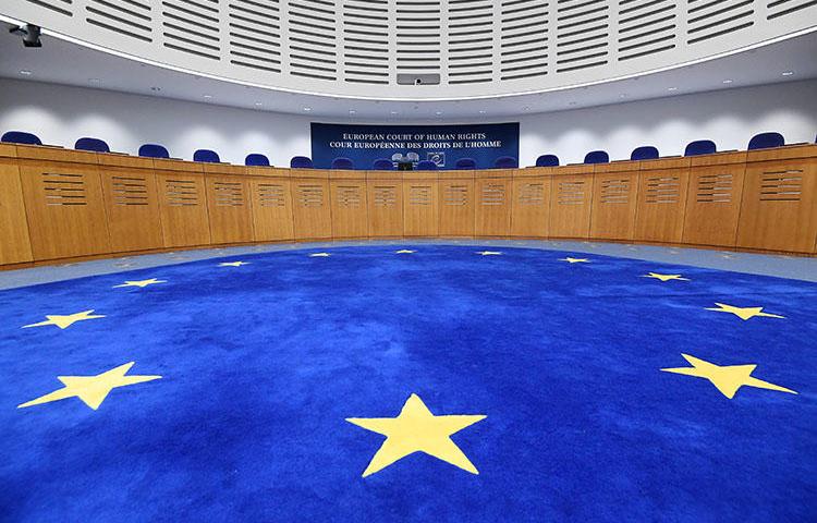 The European Court of Human Rights in Strasbourg. The court has ruled in favor of a pro-Kurdish journalist persecuted by Turkish authorities. (AFP/Frederick Florin)