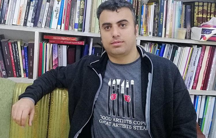 Freelance journalist Sherwan Sherwani. Authorities detained Sherwani, who live streams protests in Duhok. (Sherwan Sherwani)