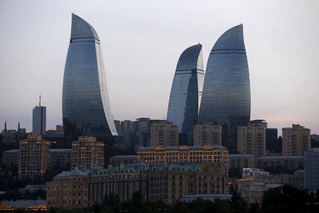 Baku, Azerbaijan, as seen on June 18, 2015. An Azerbaijani journalist in exile in the United States has recently faced a harassment campaign by pro-government media in Azerbaijan. (Reuters/Stoyan Nenov)