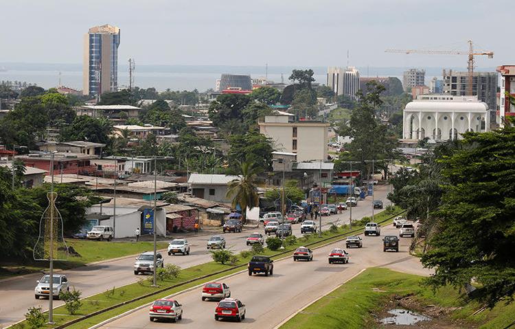 Libreville, Gabon, is seen on January 16, 2017. The country's media regulator recently suspended two newspapers over defamation claims. (Reuters/Mike Hutchings)