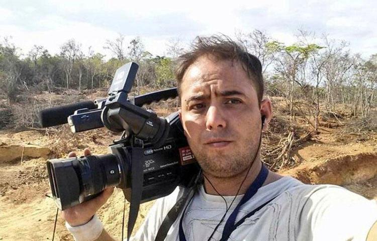 Reportero gráfico Jesús Medina, quien ha estado detenido en Venezuela por cerca de nueve meses. (Espacio Público)