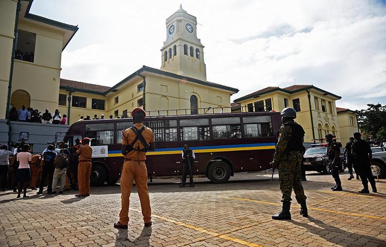 The Uganda High Court is in Kampala on May 14, 2018. CPJ today called for Ugandan authorities to intervene and end the criminal case against editor Pidson Kareire. (AFP/Isaac Kasamani)