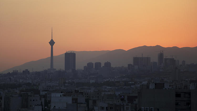 Tehran, Iran, is seen on August 19, 2019. Reporter Marzieh Amiri was recently sentenced to 10.5 years in jail by a Tehran court. (AP/Vahid Salemi)