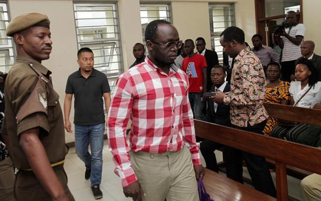 Tanzanian investigative journalist Erick Kabendera is seen in Dar es Salaam on August 19, 2019. Kabendera has experienced health problems while in detention, his lawyer said. (Reuters/Emmanuel Herman)