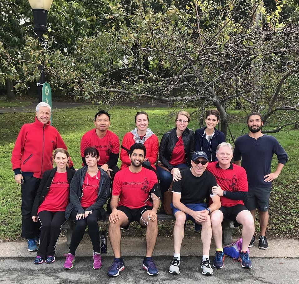 CPJ staff and friends at the James W. Foley run in New York City in 2018. (CPJ)