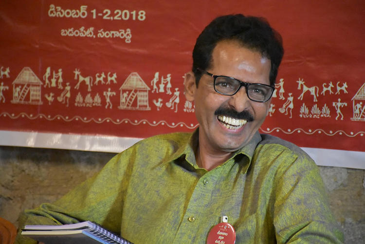 Telangana police have accused Nellutla Venugopal, editor of Telugu monthly Veekshanam, of being part of a Maoist conspiracy against the state. (Image via Venugopal)