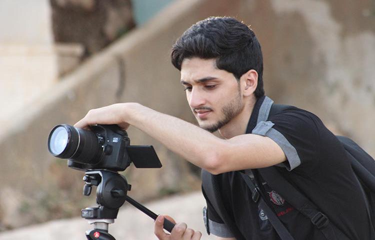 Syrian journalist Abdul Nasser Haj Hamdan was killed in Ma’arat al-Naasan on February 20. (Media Office in Binnish)