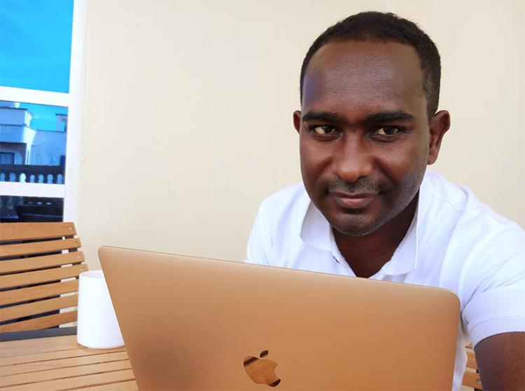 Somali freelance journalist Abdalle Ahmed Mumin. (Abdalle Ahmed Mumin)