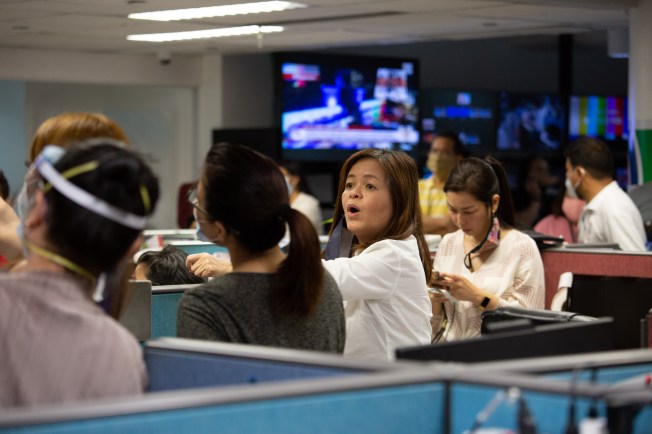 ABS-CBN newsroom
