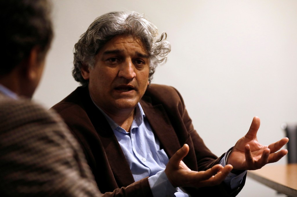 Pakistani journalist Matiullah Jan, pictured here in 2019, was detained in Islamabad on November 28, 2024, in what colleagues see as retaliation for his reporting on recent protests. (Reuters/Akhtar Soomro)