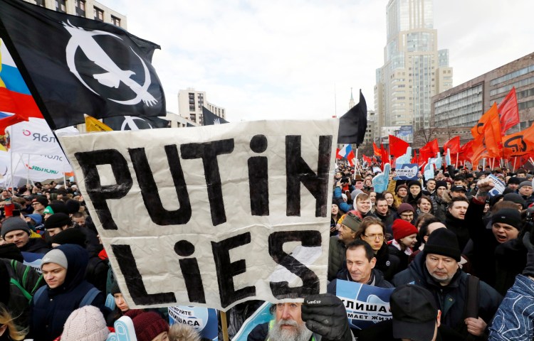 Russia internet protest