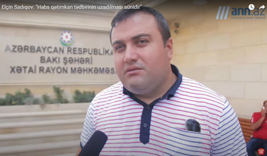 Azerbaijani journalist Avaz Zeynalli, lawyer Elchin Sadygov remanded for 4 months on bribery expenses