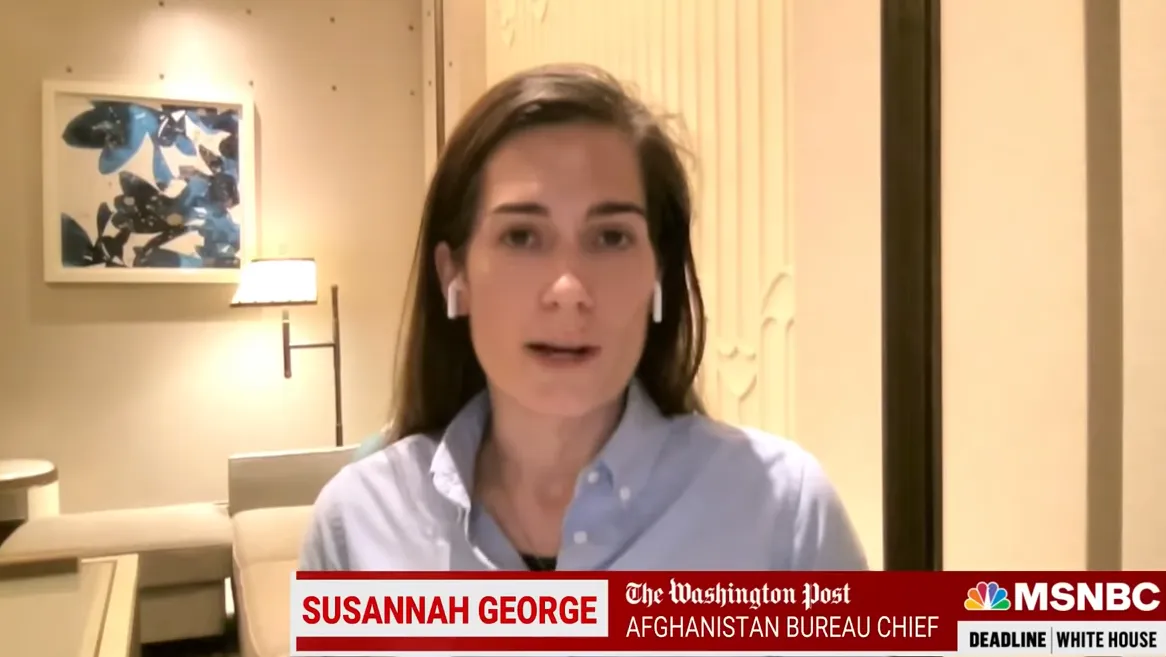 Susannah Rouse Taliban bans Washington Post journalist Susannah George from returning ...