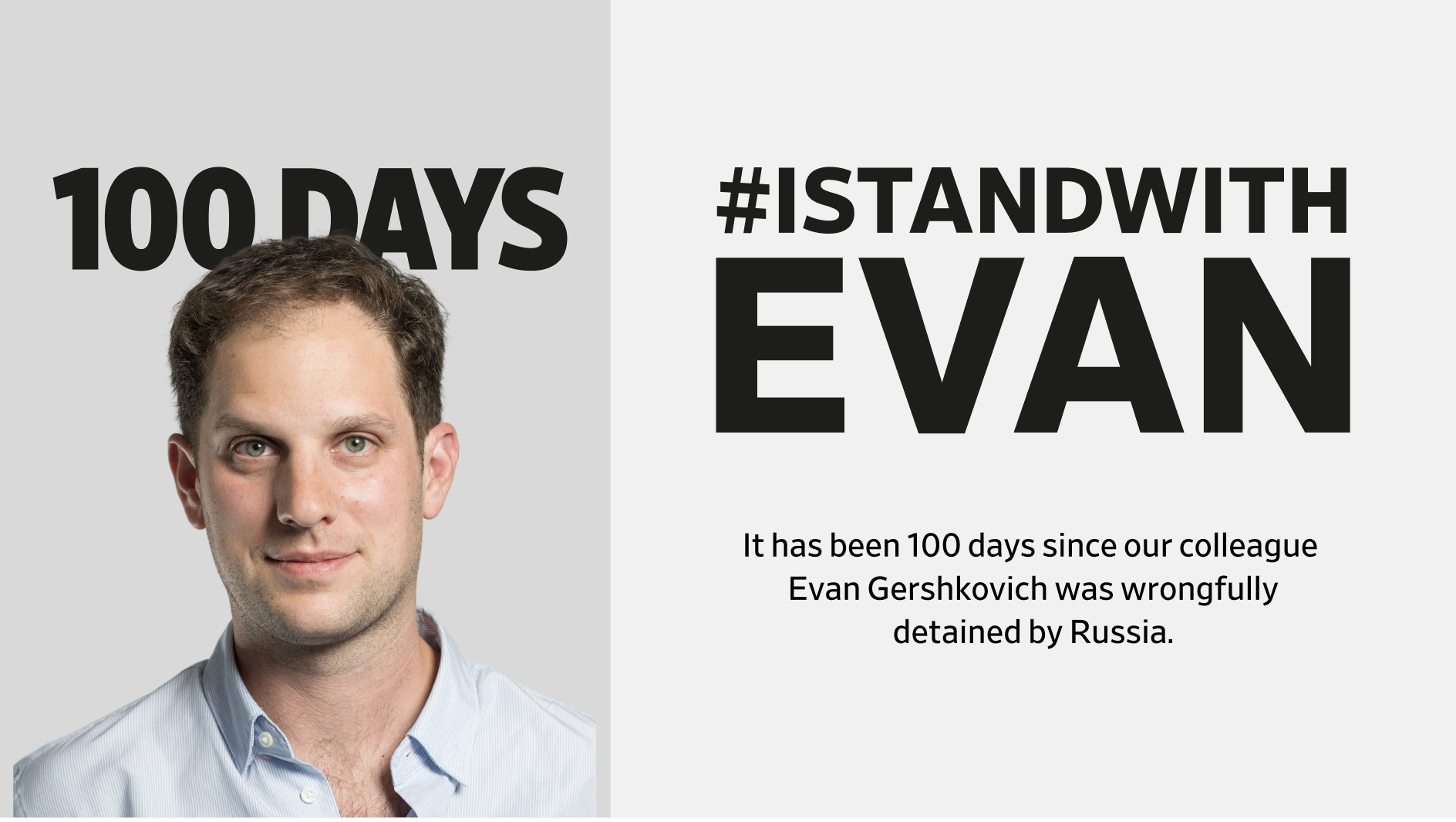 100 Days Since Wall Street Journal Reporter Evan Gershkovich Was ...