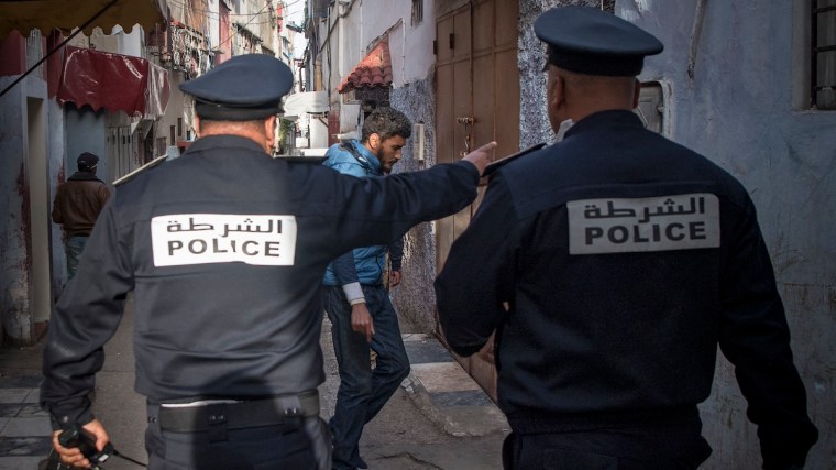 Moroccan policemen
