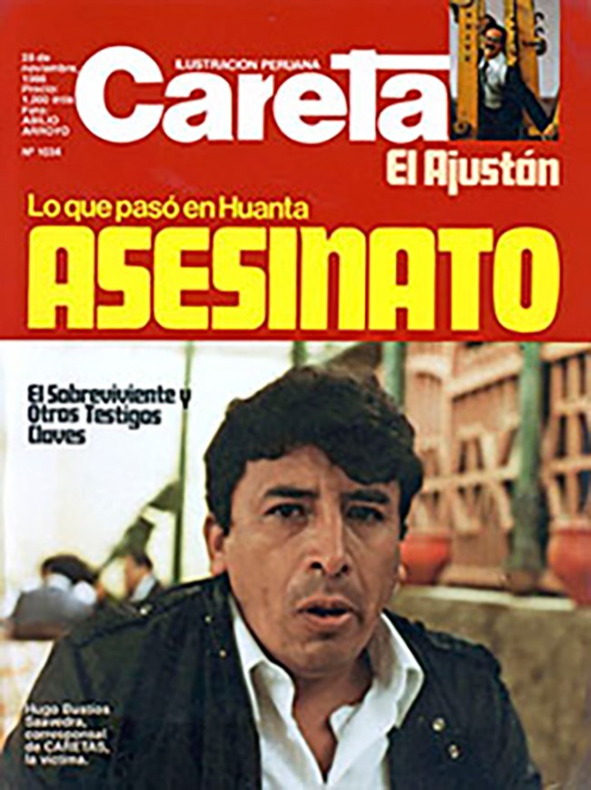 The cover of Caretas after Bustíos’ killing. (Photo: Caretas)