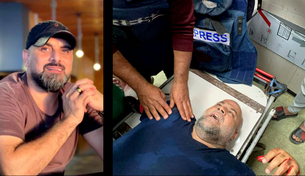 مقتل مصور الجزيرة سامر أبو دقة وإصابة مراسلها وائل الدحدوح بقصف لطائرة مسيرة بخان يونس
