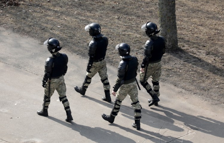 Belarus police