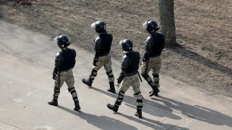 Belarus police