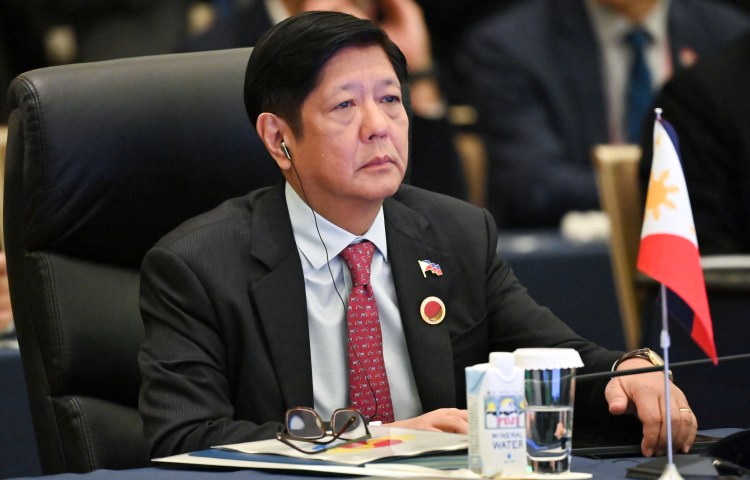 Philippines' President Ferdinand Marcos Jr. in Tokyo, Japan on December 17, 2023.