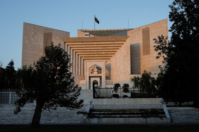 On June 5, Pakistan’s Supreme Court (pictured) issued show-cause notices to 34 news channels, asking them to explain, within two weeks, why contempt proceedings should not be initiated against them for airing press conferences by two parliamentarians who criticized the judiciary. (REUTERS/Akhtar Soomro)