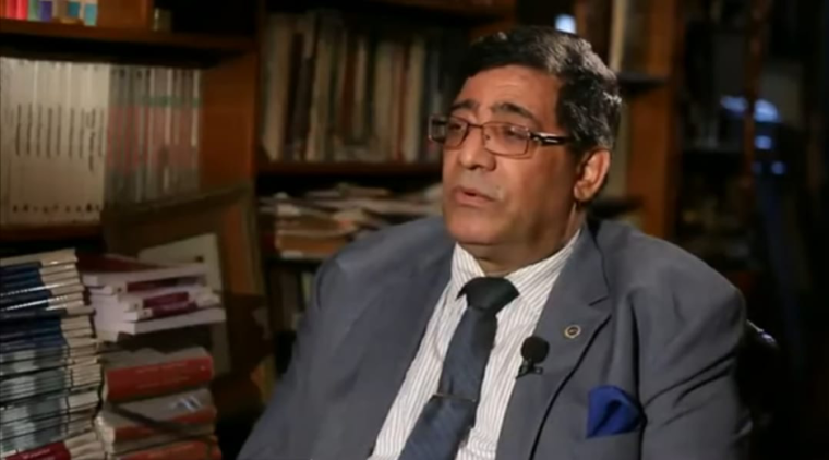 Abdel Khaleq Farouk was arrested on October 20 over his commentary on Egypt’s economy. (Screenshot: BBC Arabic/YouTube)