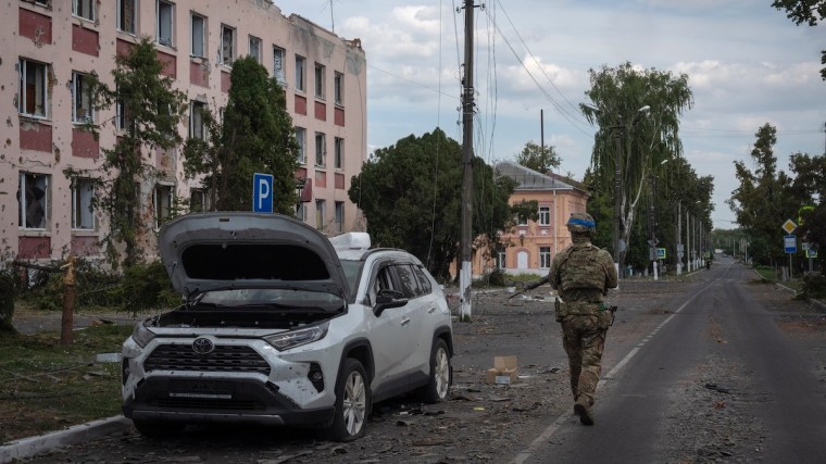 Ukrainian soldier