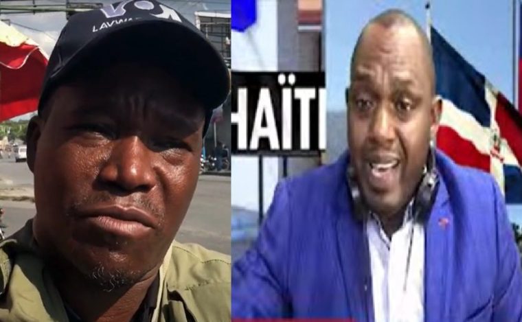 Journalists Marckendy Natoux (left) and Jimmy Jean were shot dead while covering a reopening at the General Hospital in Port-au-Prince, Haiti, on December 24, 2024. (Screenshots: Haitian Times/YouTube and Beleza Haiti News/YouTube)