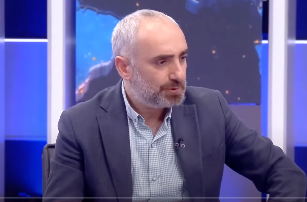 Turkish investigative journalist and writer İsmail Saymaz is seen in January on Halk TV, where he was a commentator.