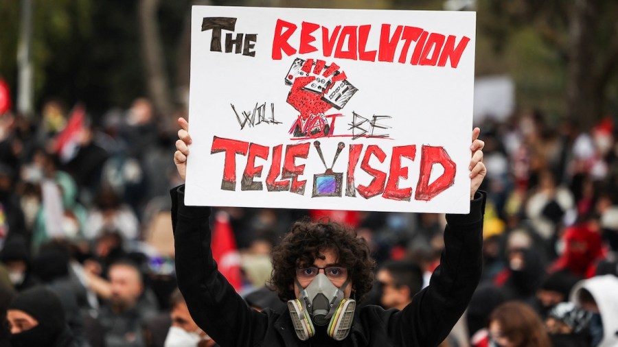 protestor