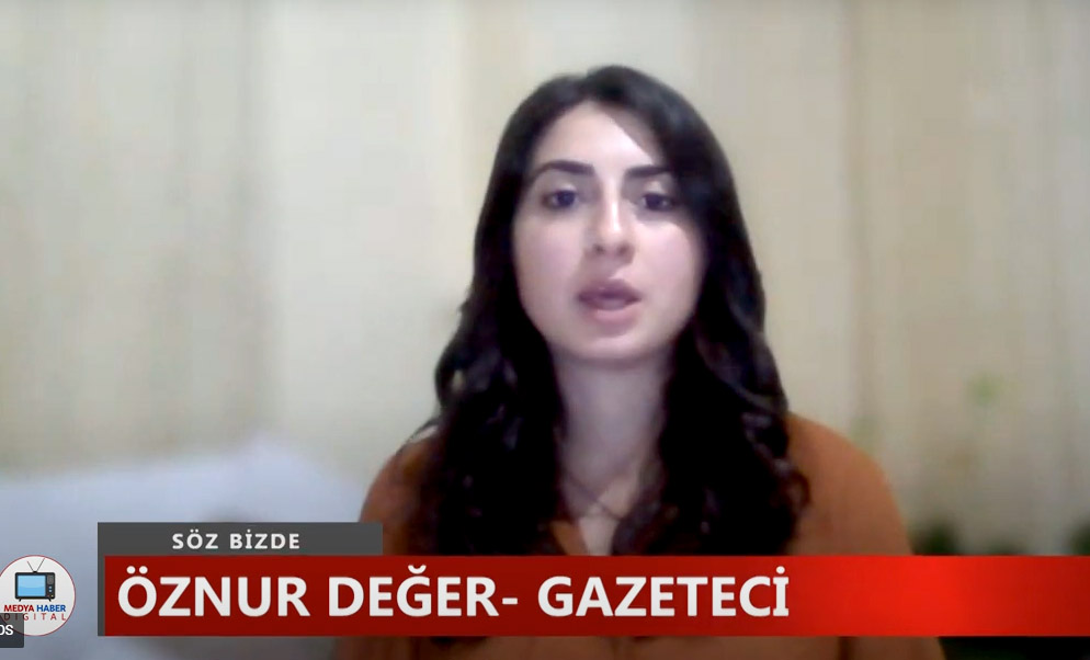 Journalist Ozner Degur (Screenshot: YouTube/Medya Haber)