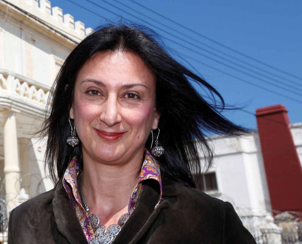 Investigative journalist Daphne Caruana Galizia in Malta in 2011.