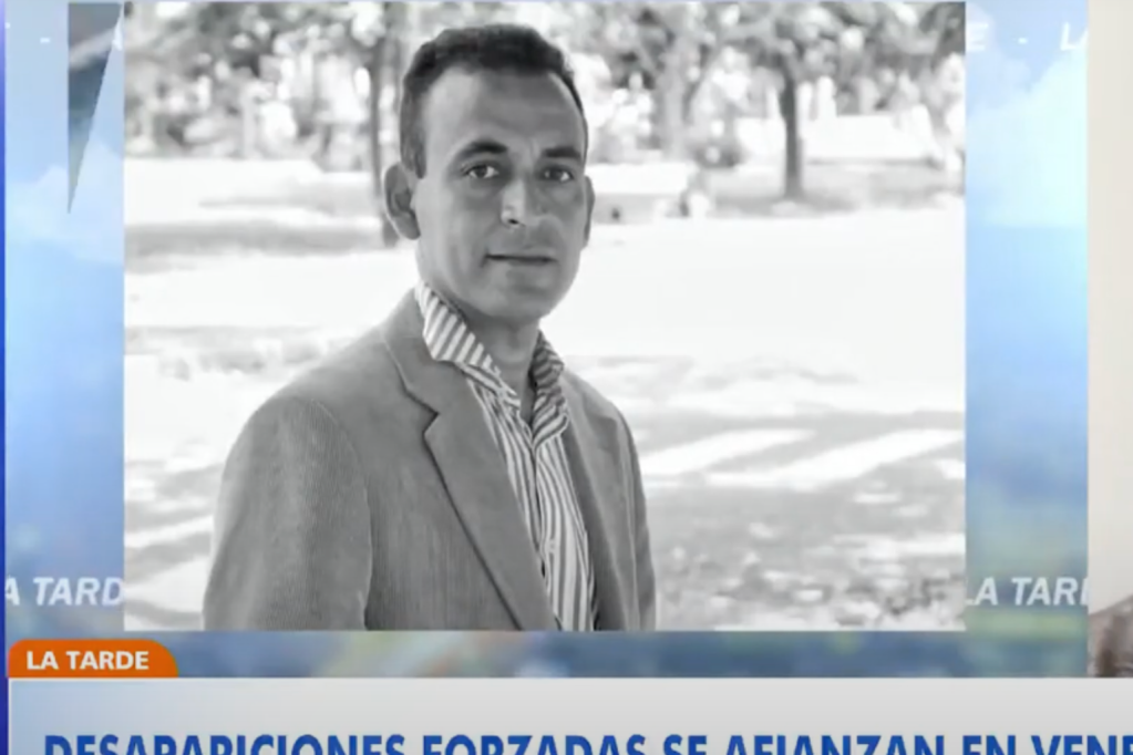 Screenshot- human rights defender Eduardo Torres (Screenshot: NTN24/YouTube)