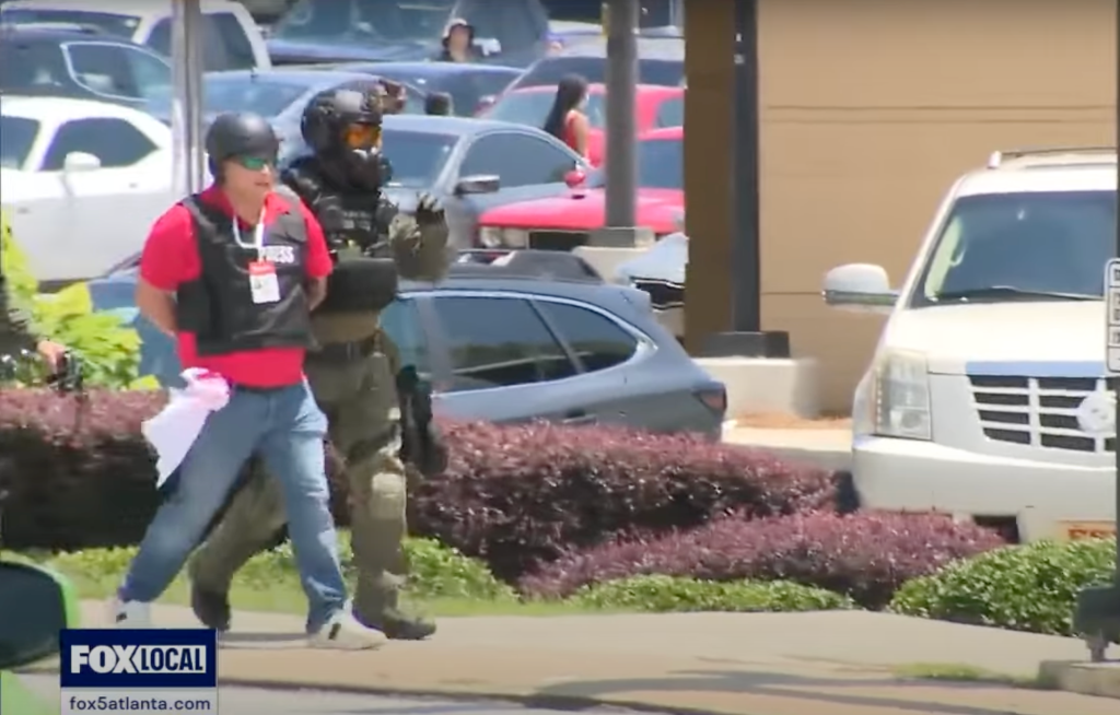 Spanish-language journalist Mario Guevara (Screenshot: Fox 5 Atlanta/YouTube)